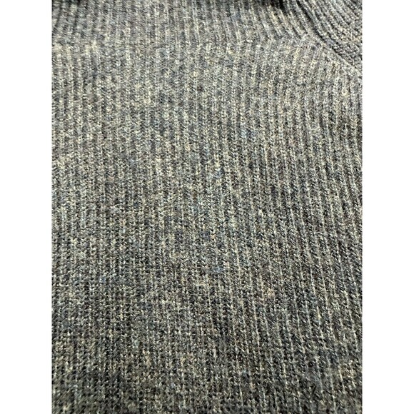 Banana Republic Sweater Merino Wool Cashmere Ruffle Mock Neck Green Womens Sm - Picture 4 of 12